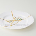 Тарелка Seletti Kintsugi Фарфор 09612